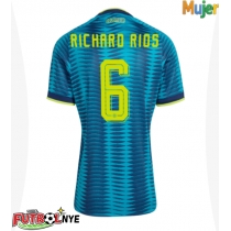 Camiseta Colombia Richard Rios #6 Visitante Equipación para mujer Mundial 2026 manga corta